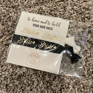 Bride hair ties